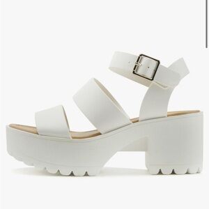 SODA Block Heel Sandals